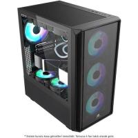 POWERBOOST PB-P3602BB 850w 80+ Bronze USB 3.0 ATX Mesh ARGB fan siyah kasa